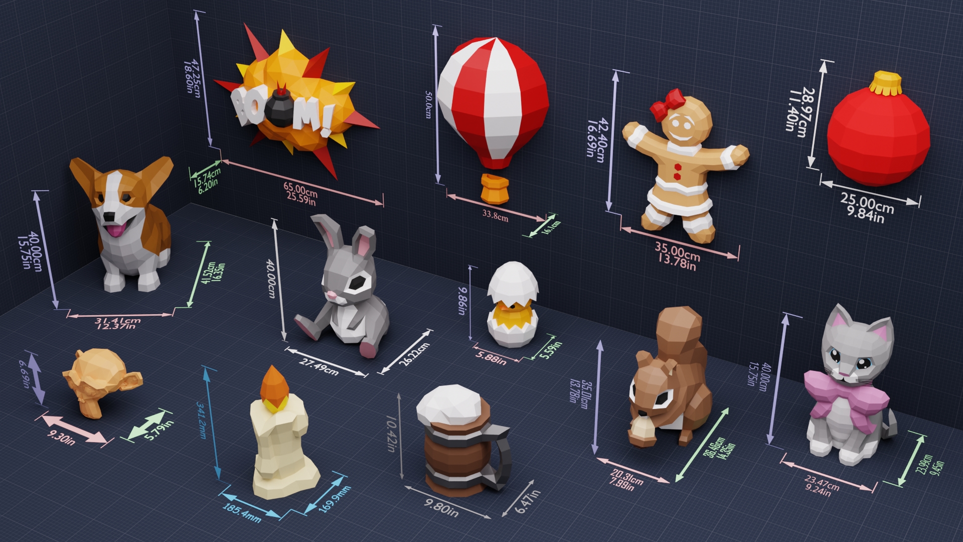 Object Dimensions Blender Addon