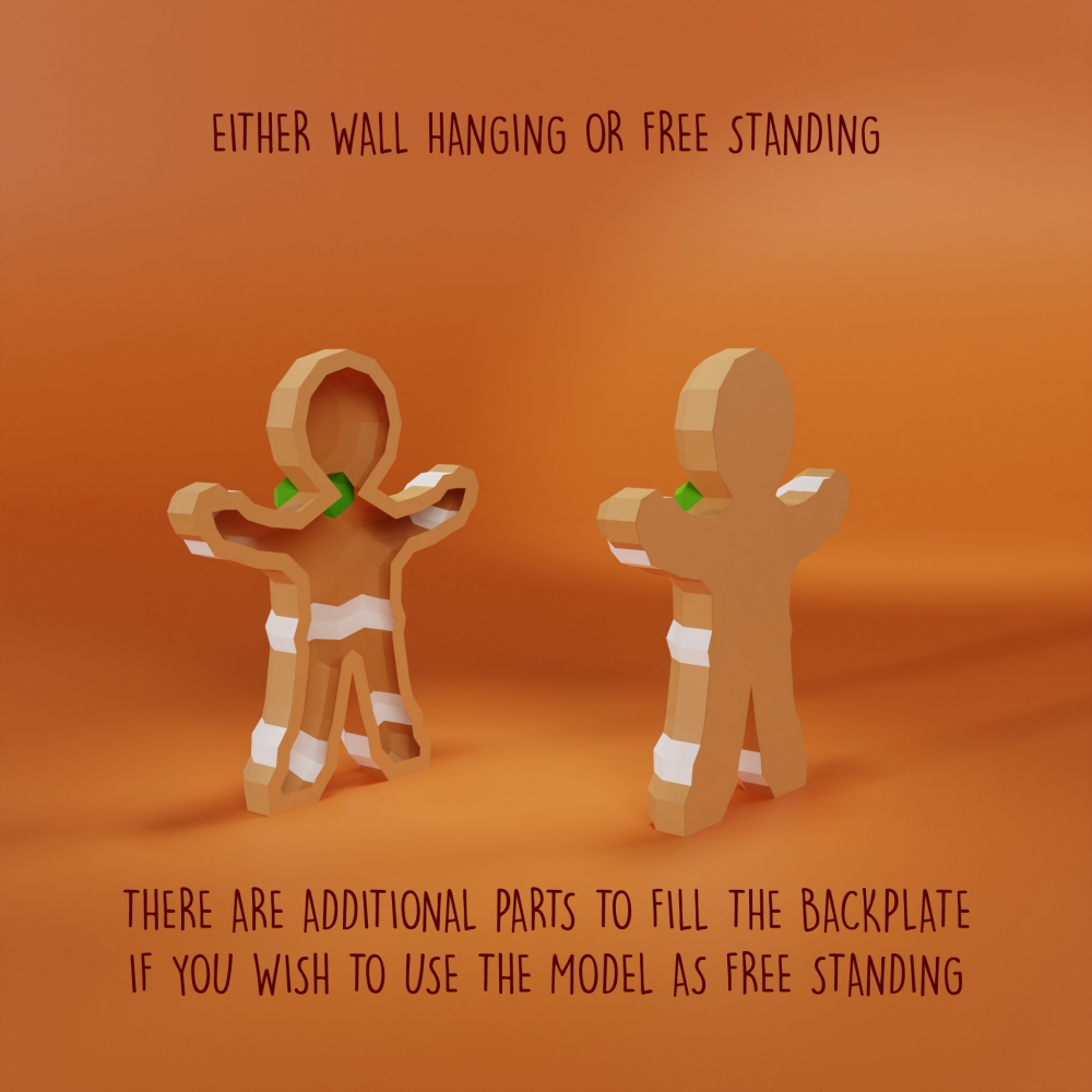Gingerbread Man And Woman PaperPoly Gingerbread man and woman paperpoly